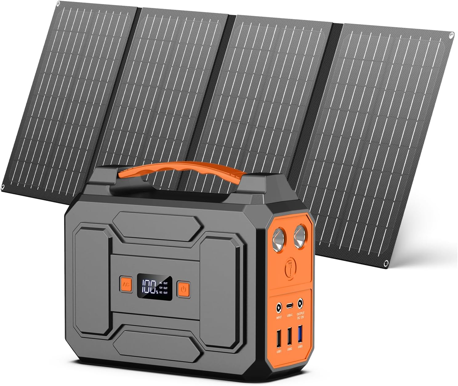 Powkey 99Wh + 40W Solarpanel